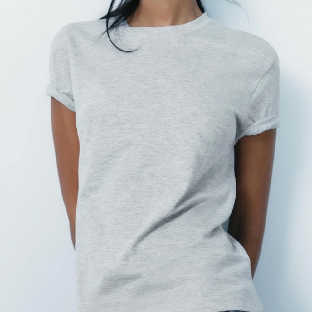 BNWT ZARA GRAY TEE